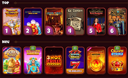Spiele im Hot Loot Casino